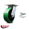 Service Caster 6 Inch Green Poly on Cast Iron Caster with Roller Bearing and Swivel Lock SCC SCC-35S620-PUR-GB-BSL - alternate 2
